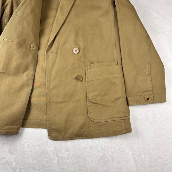 NWT Madewell Womens Crossover Blazer Sz XS In Regenerative Chino Dark Khaki - Picture 6 of 11